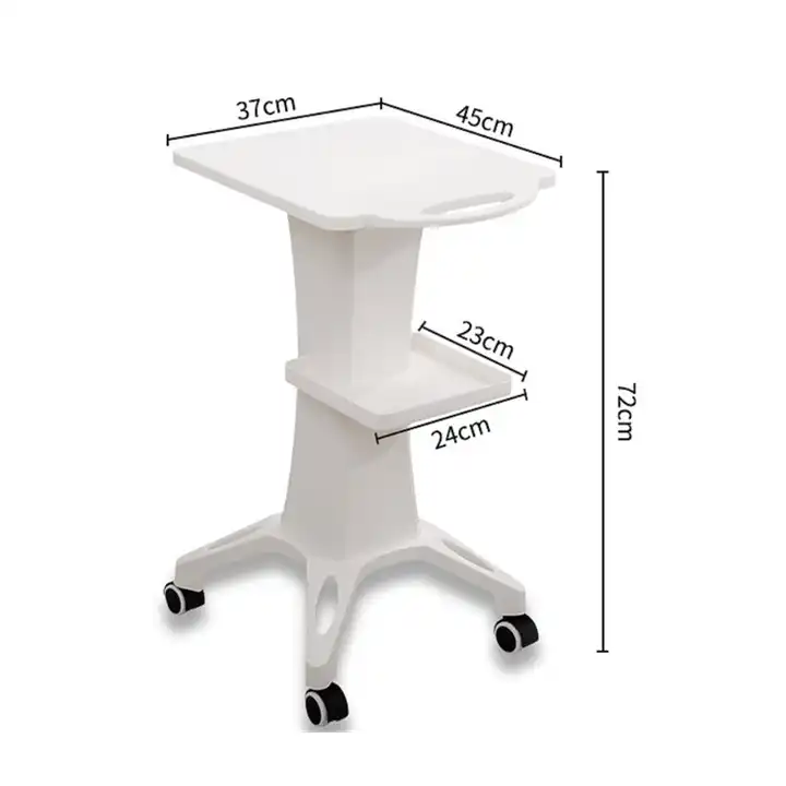 Low price salon Trolley Plastic trolley cart with four wheels