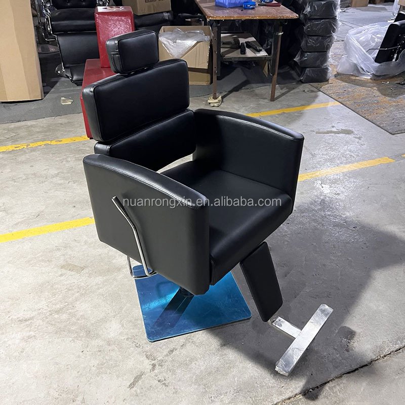 Wholesale Black Hydraulic Hairdressing Chair Classic Beauty Salon Furniture Styling Reclining Barber Chair For Men Use