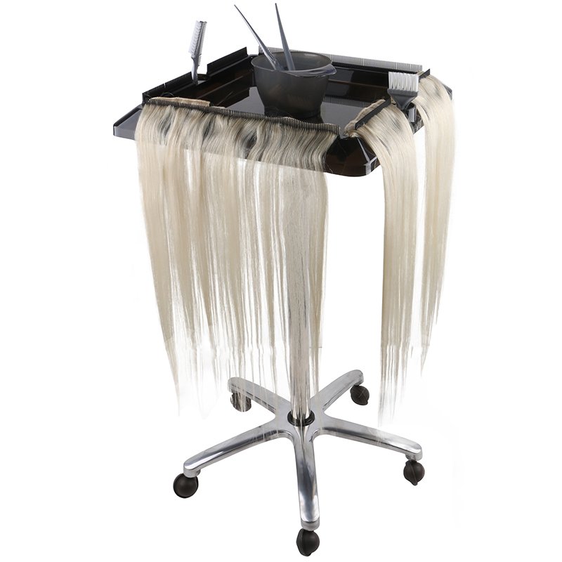 Xuchang Harmony Hair Extension Tools Hairdressing Movable Stainless Steel Beauty Salon Trolley 3 Styles for I Tip Hair Extension