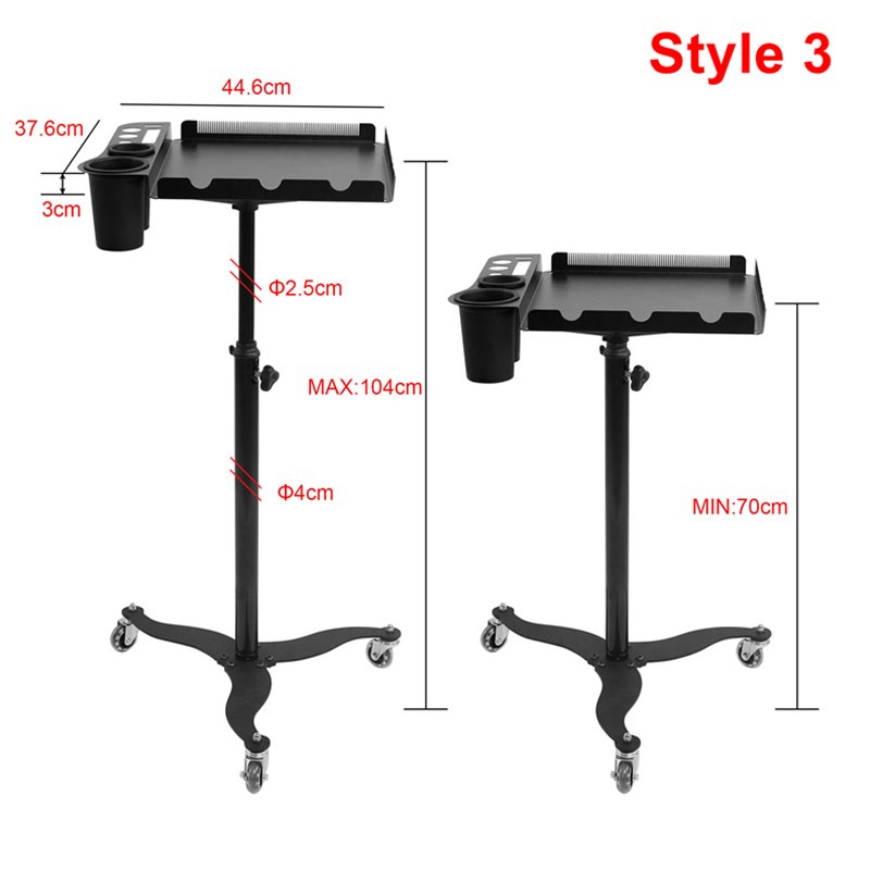 Xuchang Harmony Hair Extension Tools Hairdressing Movable Stainless Steel Beauty Salon Trolley 3 Styles for I Tip Hair Extension
