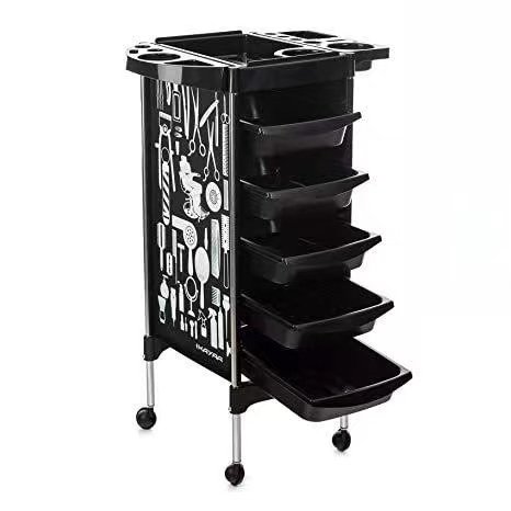 Diant Barber Shop Tool Cabinet Hair Salon Special Barber Cabinet Tool Table Hair Salon Locker Mirror Table Salon Trolley