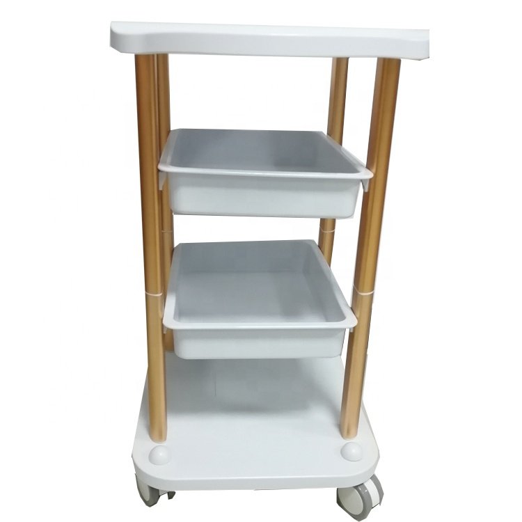 Hot selling salon use modern furniture beauty salon trolley for beauty machine
