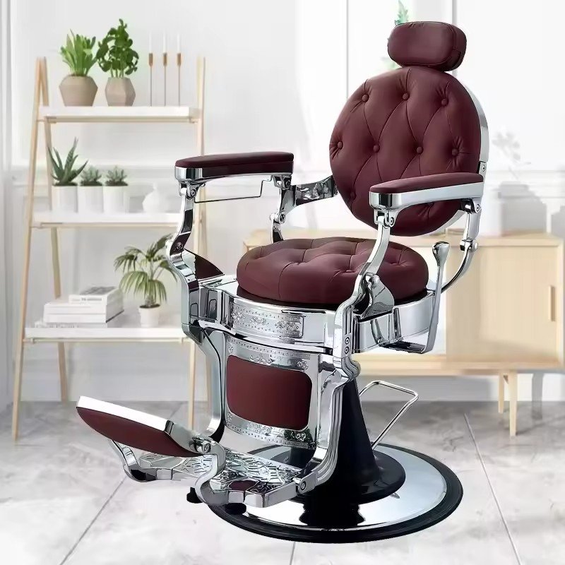 Classics beauty saloon barber chair adjustable rotating used hairdressing shaving chair for men and women
