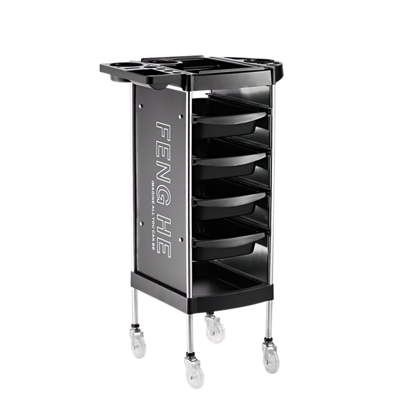 Hot selling popular black beauty salon cart for beauty center