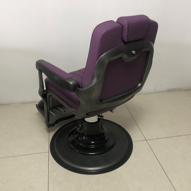 antique purple barber chair for men heavy duty hydraulic pump luxury barber chairs