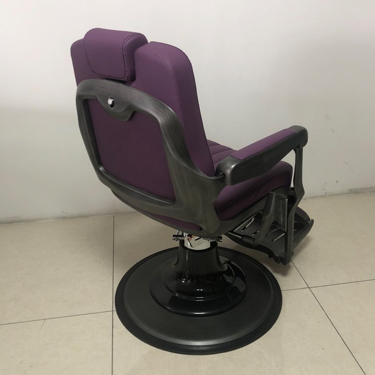 antique purple barber chair for men heavy duty hydraulic pump luxury barber chairs