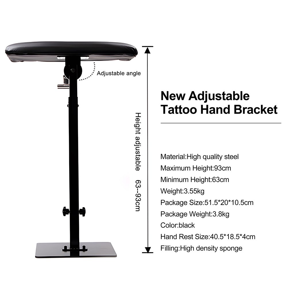 High Quality Adjustable Height Tattoo Hand Rest Tattoo hand holder for tattoo supply wholesale