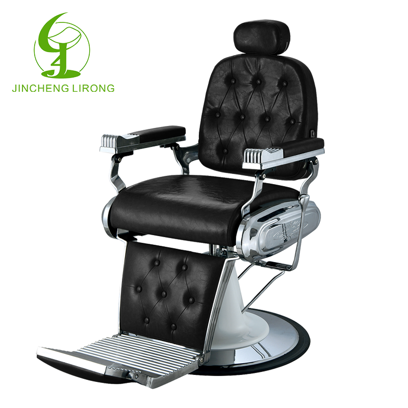 Jincheng Barber Shop Equipment Barber Chair Rotatable Brown Hairdressing Chair Salon Furniture Vintage Modern Comfortable 1pcs