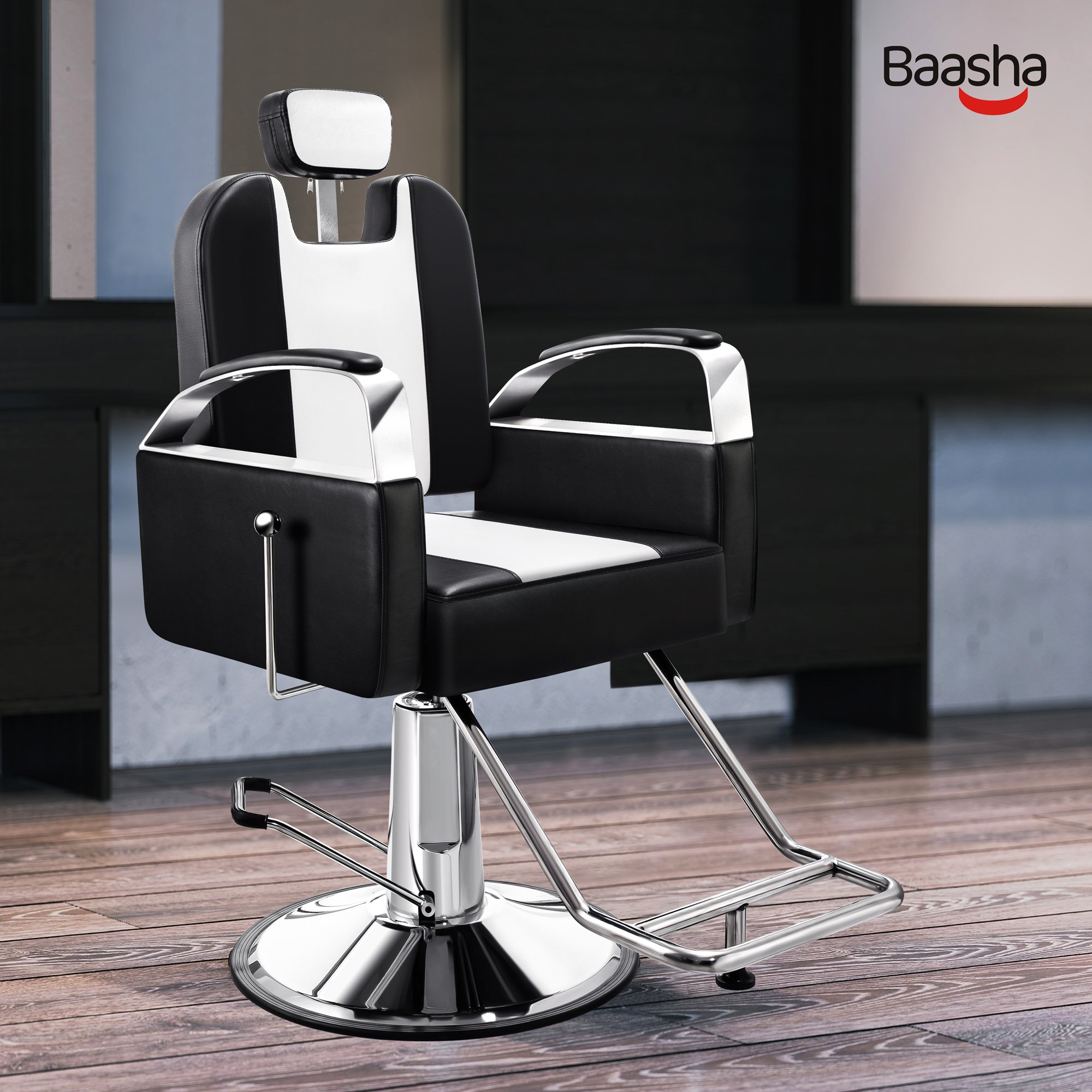 High Quality Adjustable Height Modern Professional Reclining Barber Chair Comfortable Salon Furniture Hair Salon Chair
