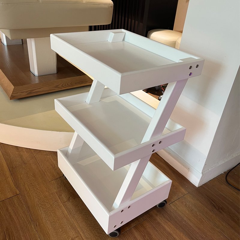 white wooden salon trolley beauty salon trolley salon trolley cart