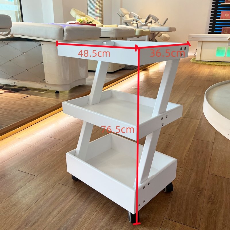 white wooden salon trolley beauty salon trolley salon trolley cart