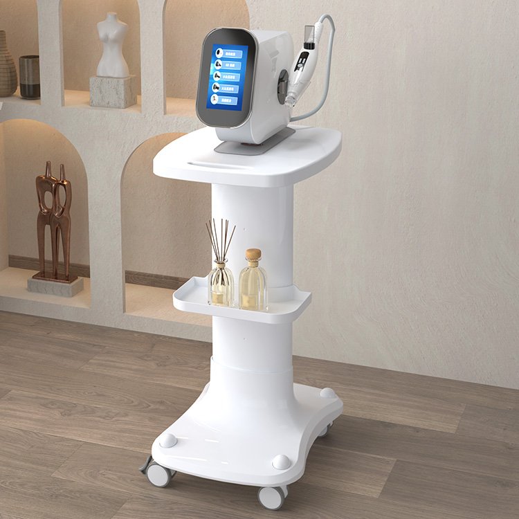 Hot selling beauty salon trolley White Salon beauty machine trolley with silent casters can be customized factory wholesale