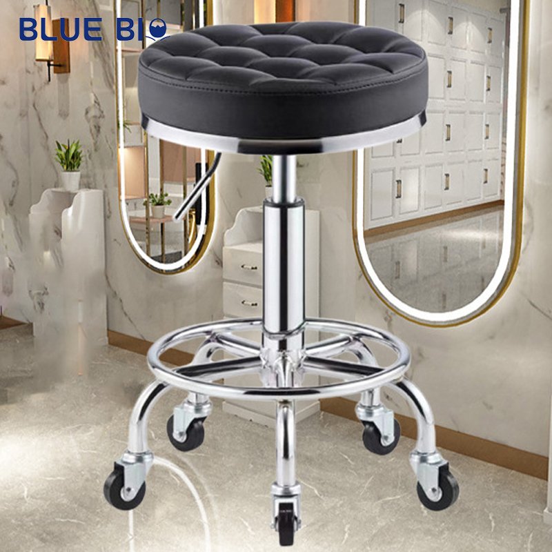 Hair Beauty Salon Furniture Fabric Technician Stool Chair Beauty Salon Furniture Barber Chair