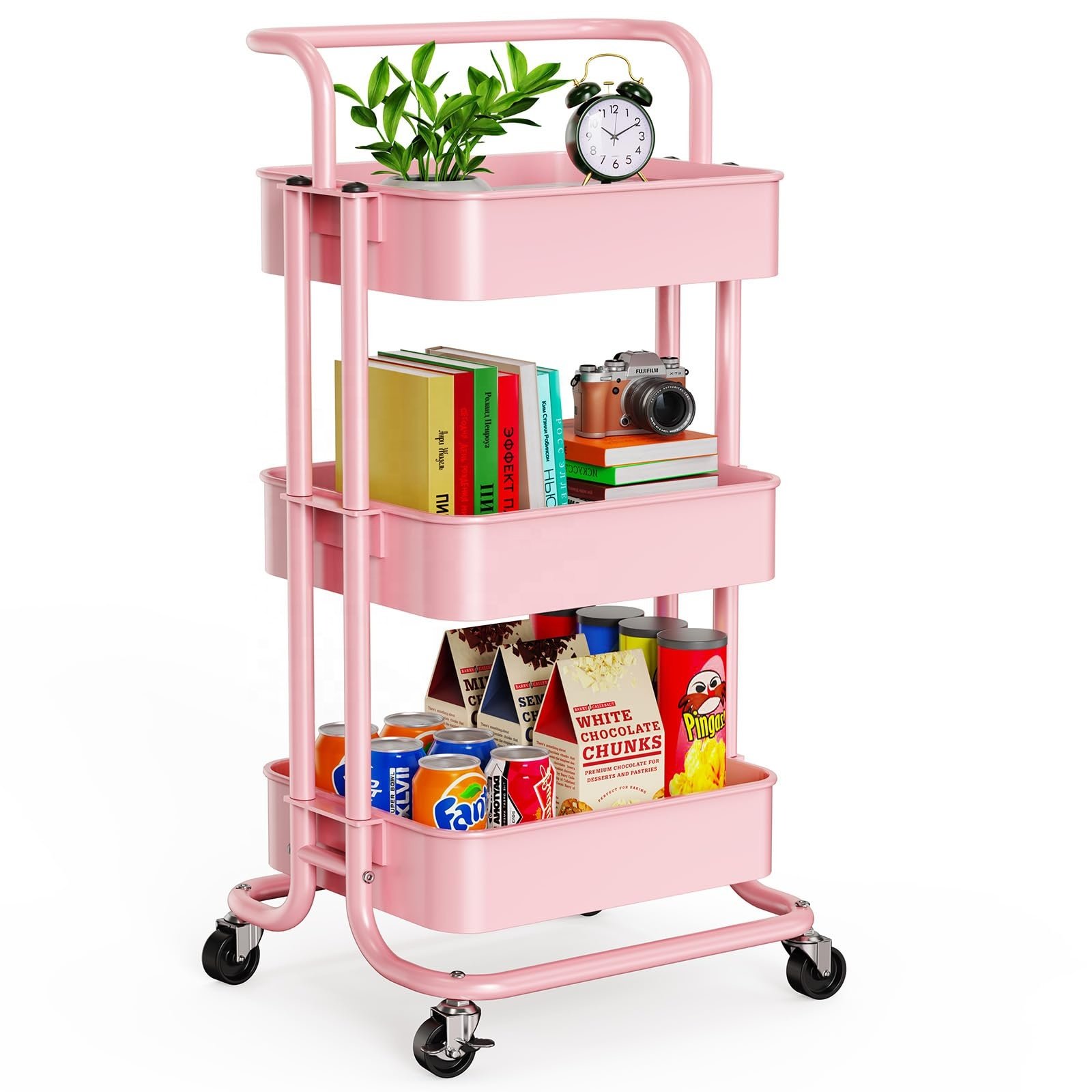 New Design Oem Custom Logo Luxury Auxiliary Service Beauty Salon Trolley Cart With Wheels