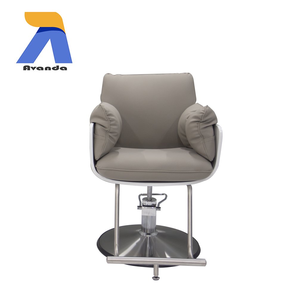 High quality hair salon barbershop chair hairdressing salon furniture adjustable used stainless steel barber chairs for sale