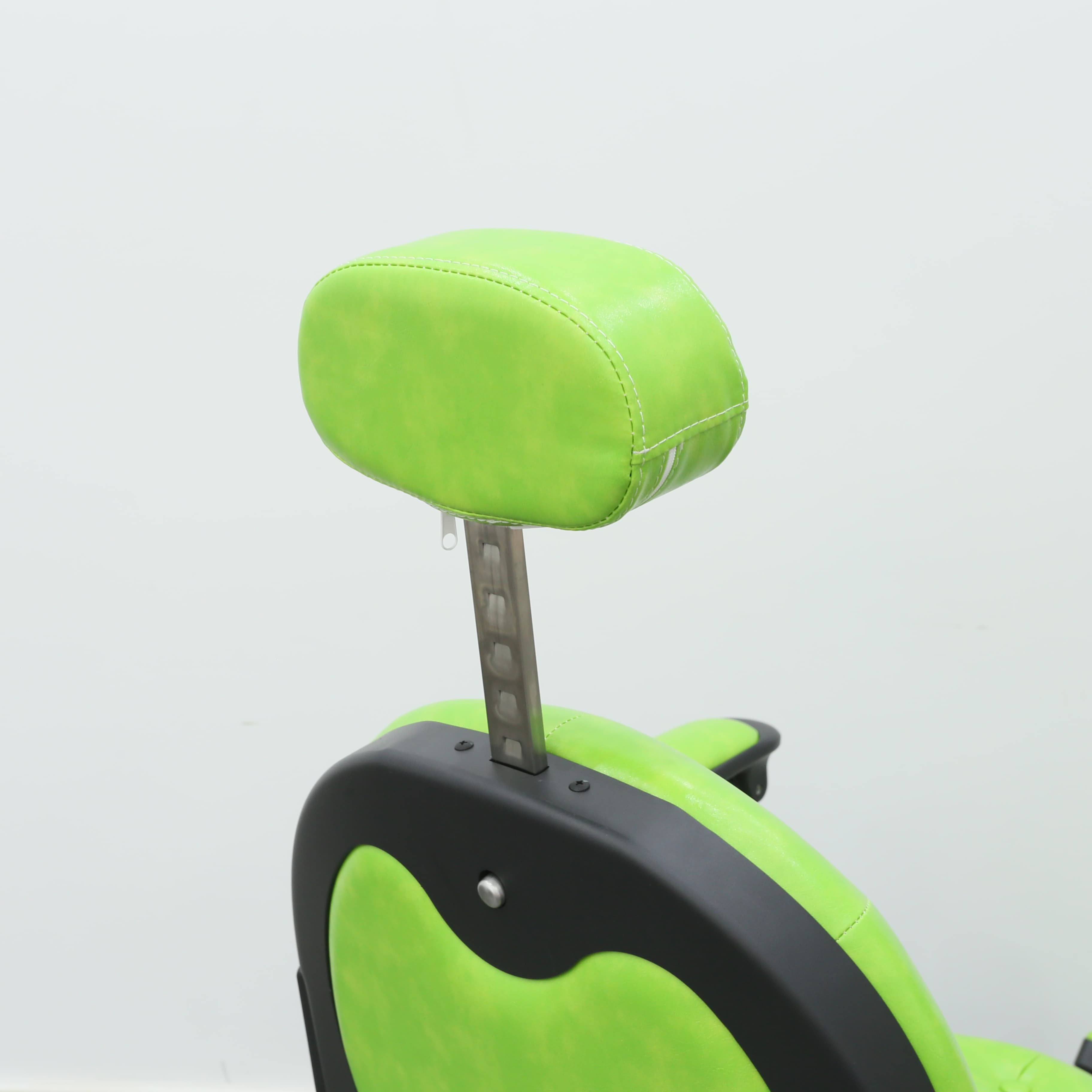Barber Supplies Barbershop Salon Styling Chair Gold Metal Green Salon Chair Furniture Hydraulic Reclining Hairdressing Chair