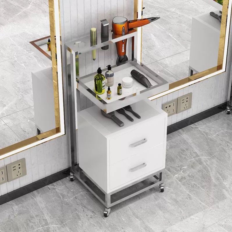 Portable spa shop equipment gold hairdressing salon beauty trolley