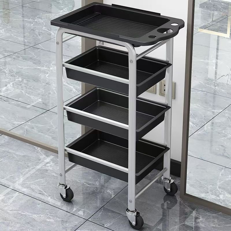 K Stylish cheap professional beauty salon storage trolley trolley