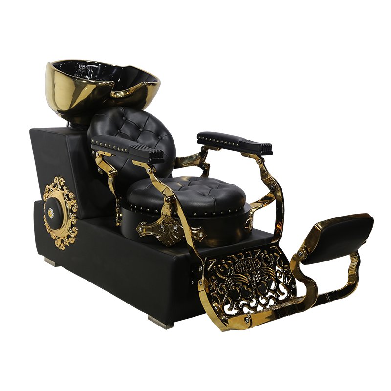 Barber Store Shampoo Beds Unit Hair Salon Facial Care Lay Down Stylist Shampoo Chairs Beds