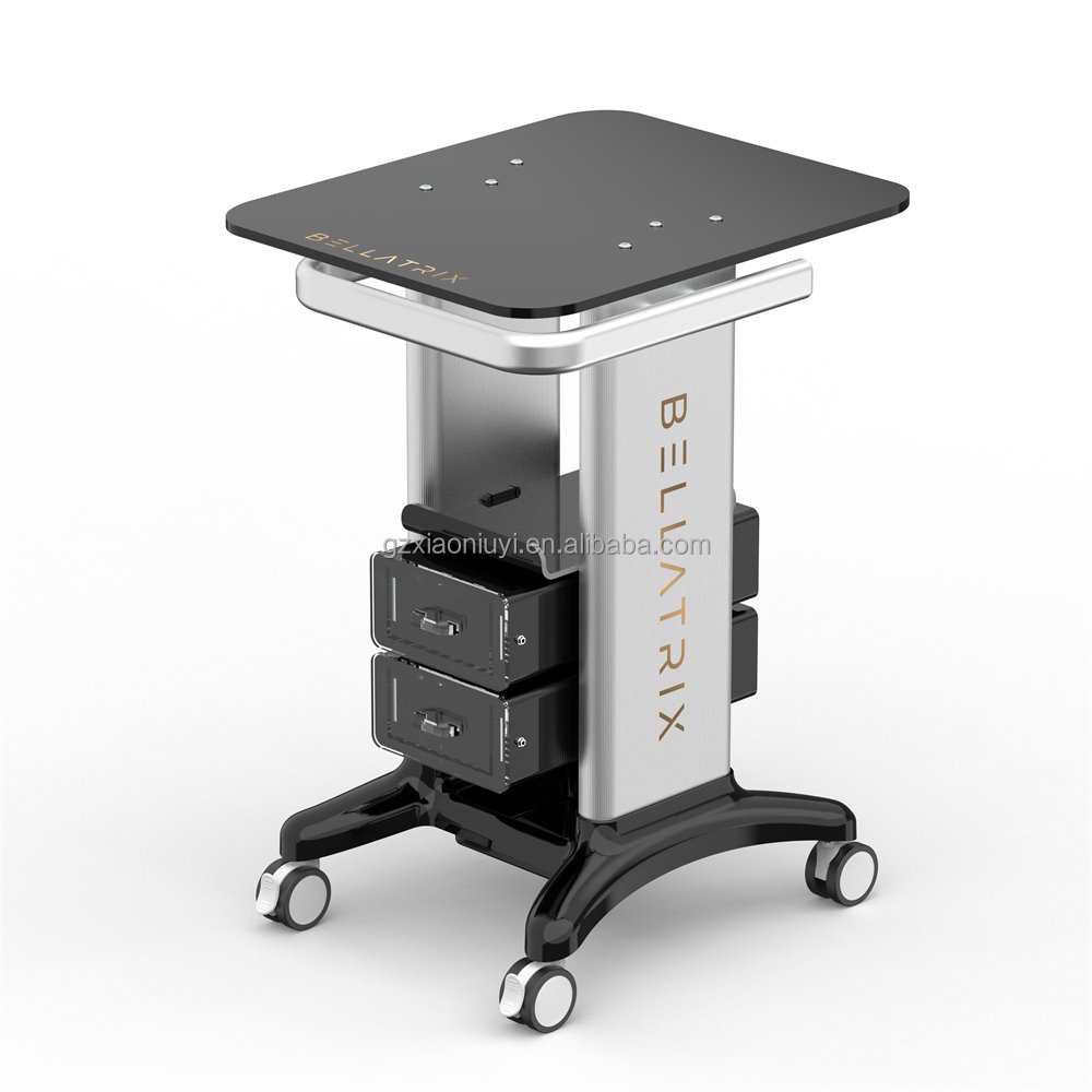 Low price Beauty Stand Assembled Roller trolley Cart For Beauty Machines Use Trolley Beauty spa Aesthetics trolley