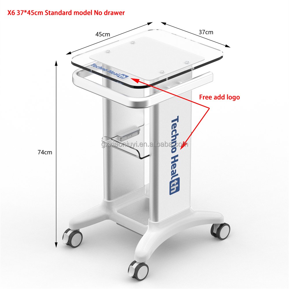 Low price Beauty Stand Assembled Roller trolley Cart For Beauty Machines Use Trolley Beauty spa Aesthetics trolley