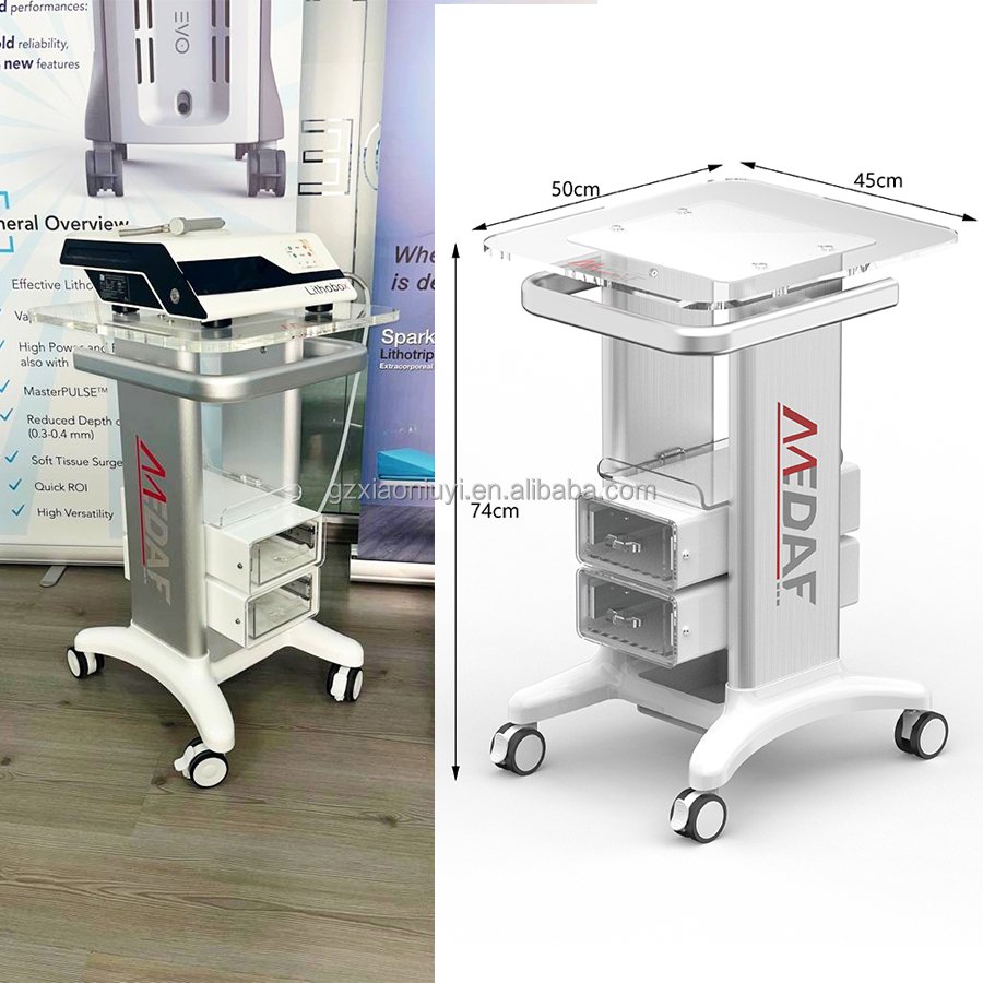 Low price Beauty Stand Assembled Roller trolley Cart For Beauty Machines Use Trolley Beauty spa Aesthetics trolley