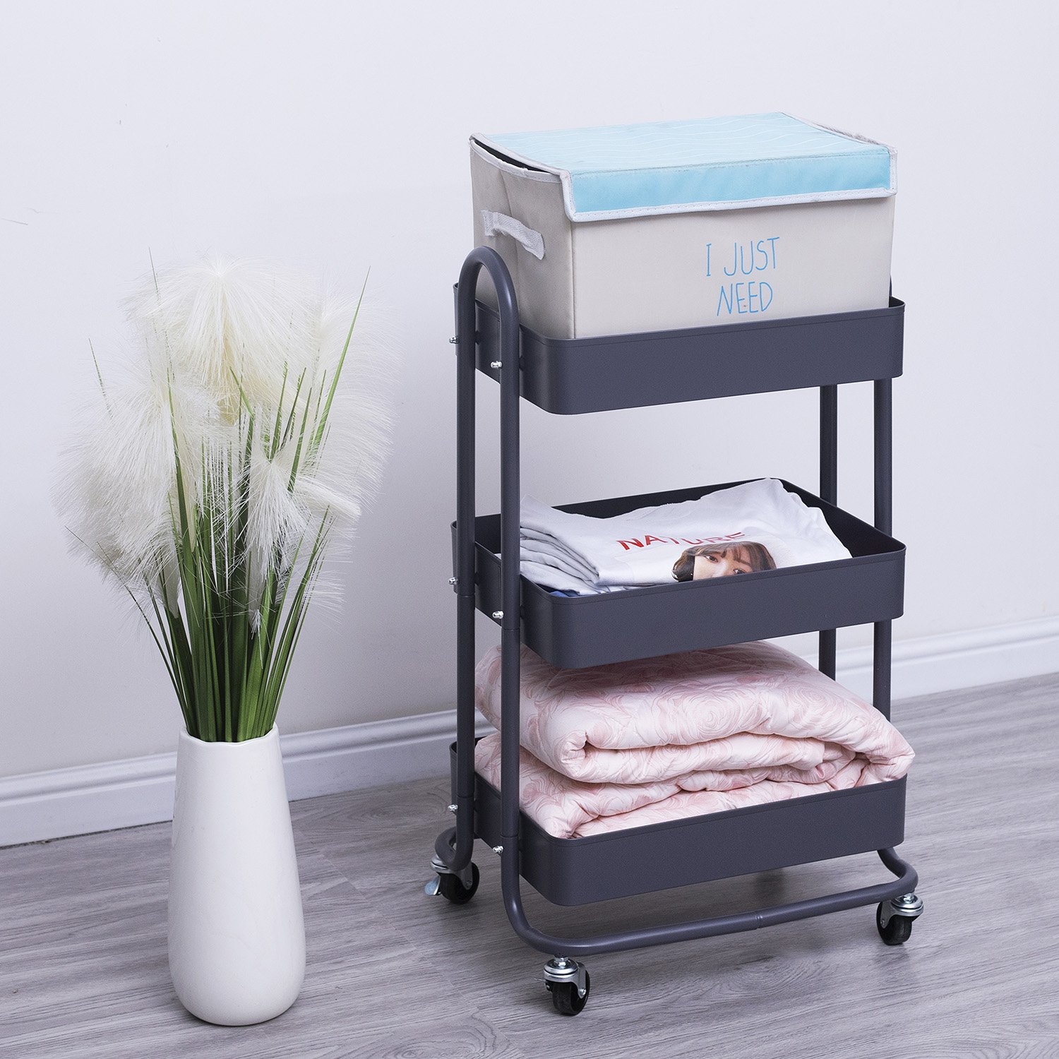 foldable kitchen basket storage cart trolley 3 tier folding kitchen white storage trolley cart kitchen vegetable trolley