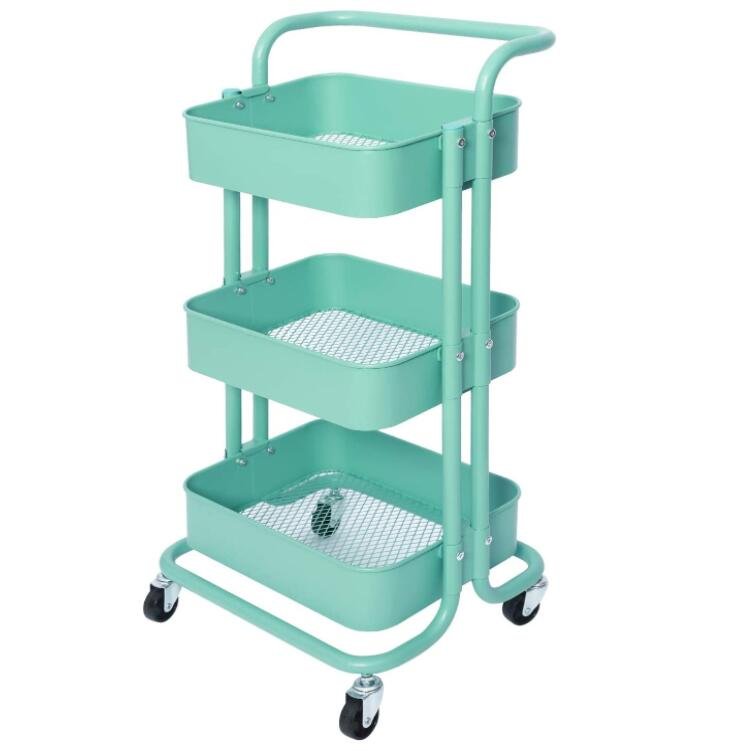 foldable kitchen basket storage cart trolley 3 tier folding kitchen white storage trolley cart kitchen vegetable trolley