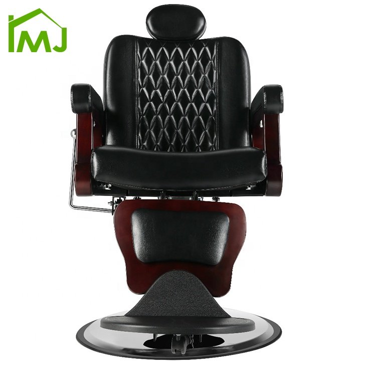 Beauty Salon Furniture Black vintage barber chair hairdressing hydraulic recliner Hair Barber Chair