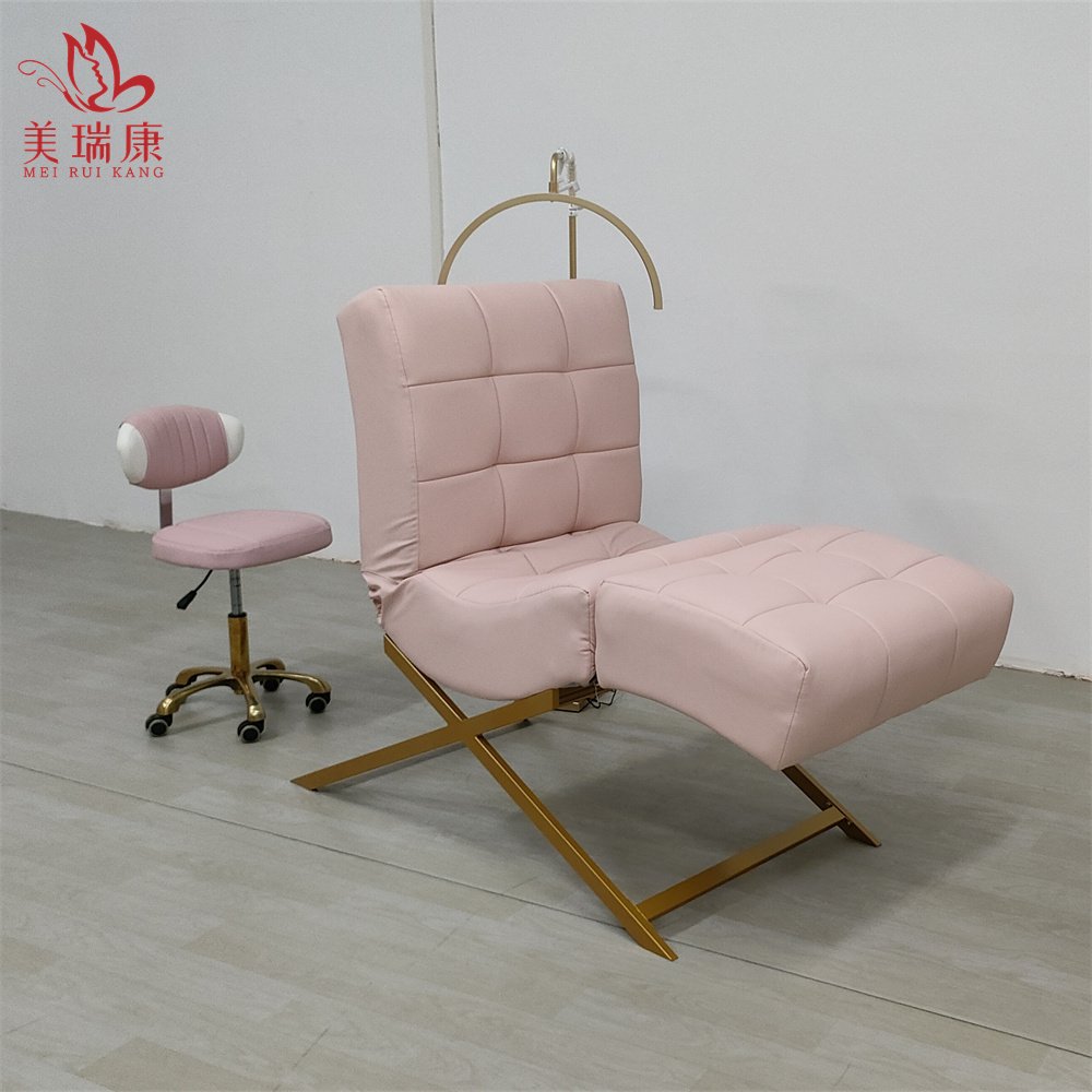 High quality eyelash spa beauty bed curved topper beauty salon massage tables lash mattress bed wave lash bed