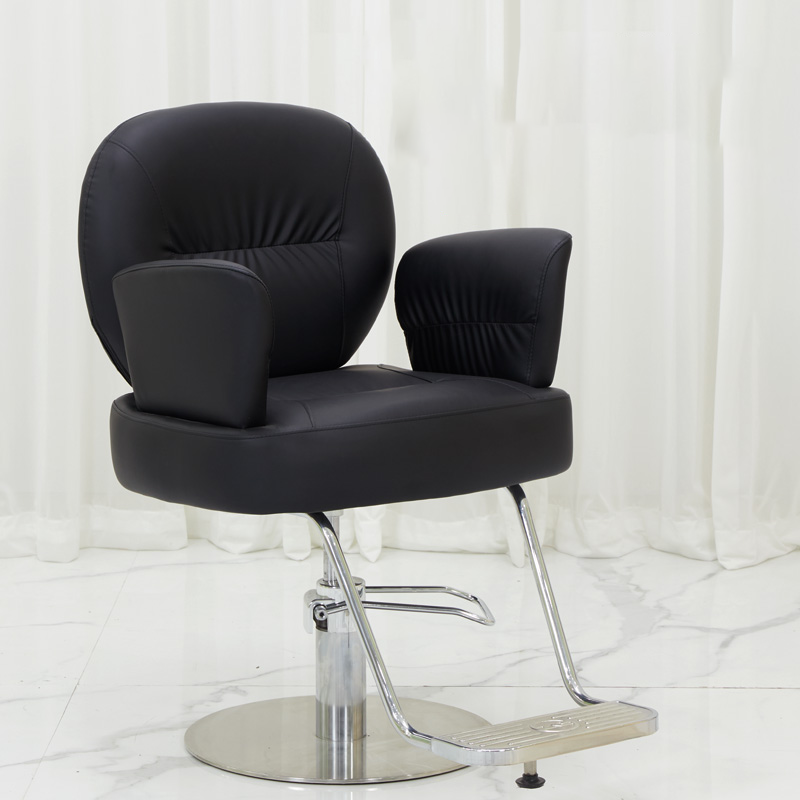 Cheap high density leather Hair Salon Pink Beauty Salon Furniture Modern Barber Chair for Sale