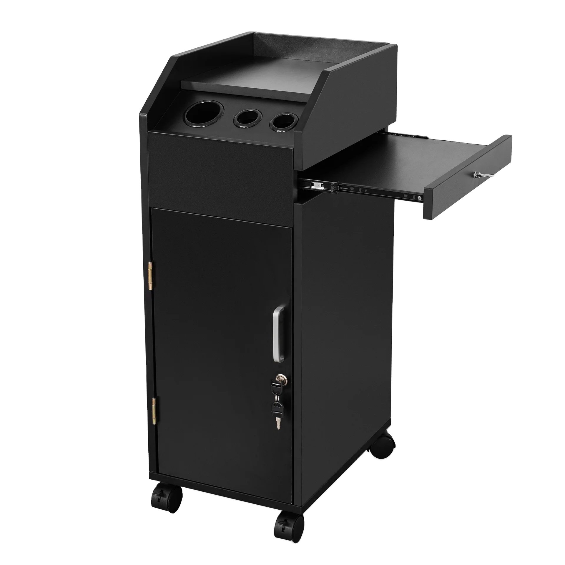 Hairdressing accessory Movable multi-layer rack hairdressing trolley barber shop tool cabinet hairdressing storage tool cart