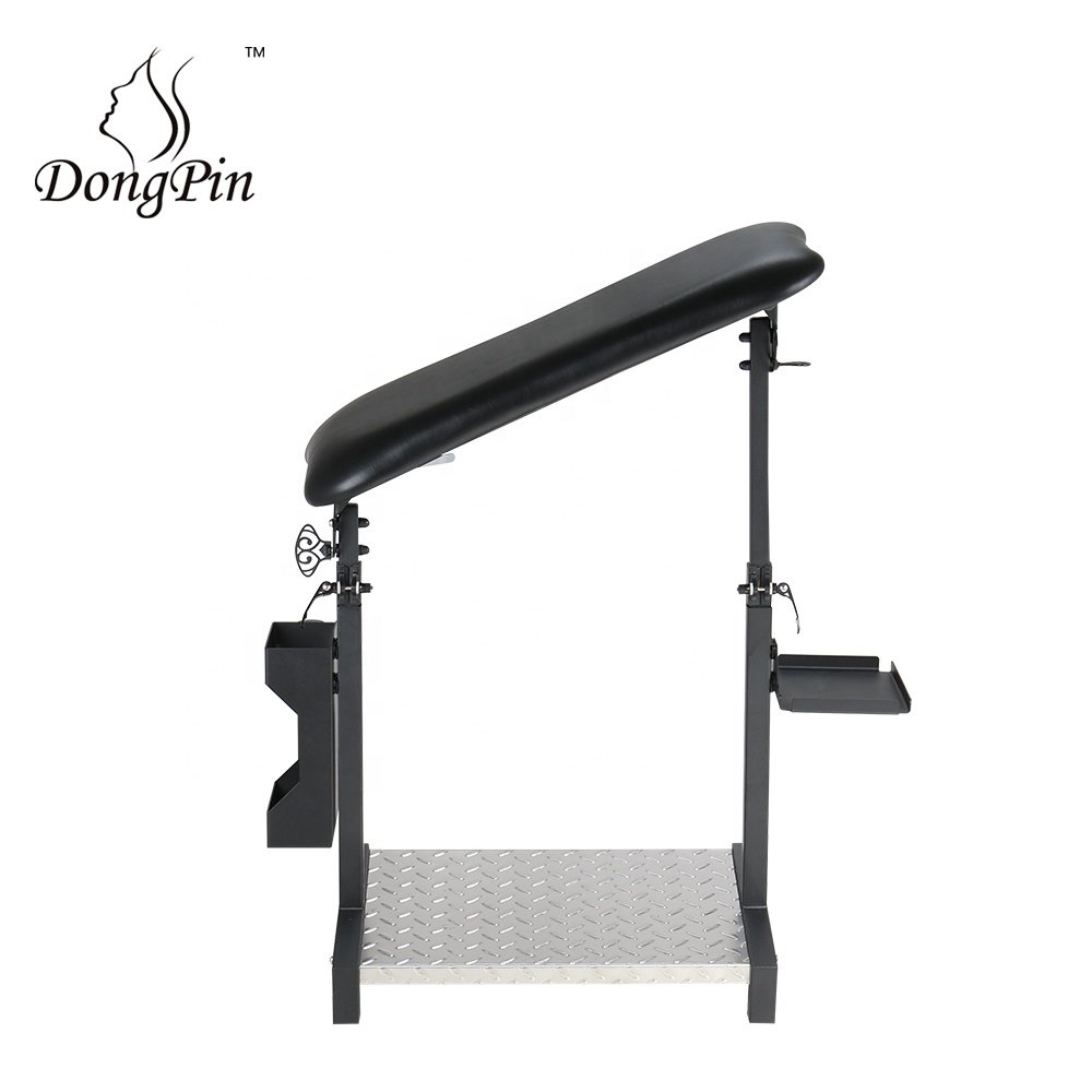Dongpin Black Adjustable Arm Stand Tattoo Portable Tattoo Footrest Furniture for Tattoo Artist