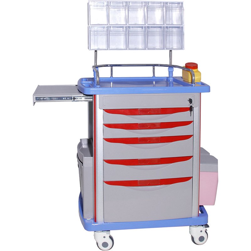 Surgery Injection Trolley Port Medical Equipment Hospital Trolley Hospital Furniture Hospital ABS Trolley Medical Drug Cart