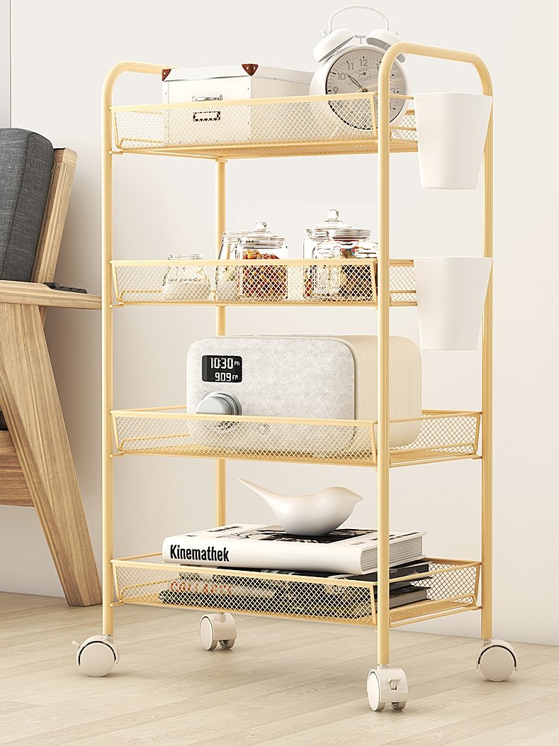 Best quality Barber Sop Furniture Styling Salon Tool Beauty Hair Stainless Steel Salon Side Trolley with wheels and Drawers