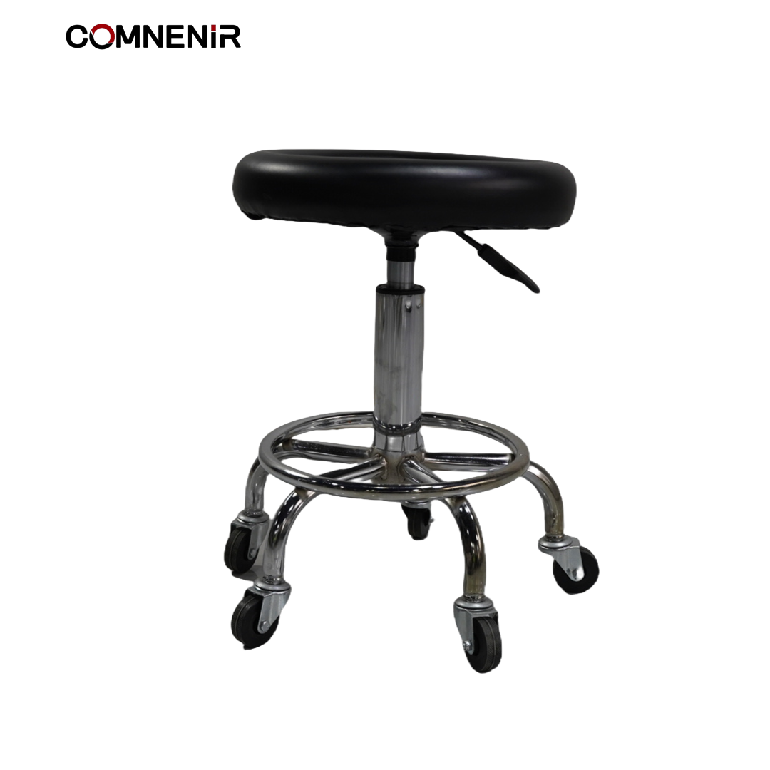 Black vintage height adjustable barber chair cheap hairdressing furniture Custom antique hair salon equipment
