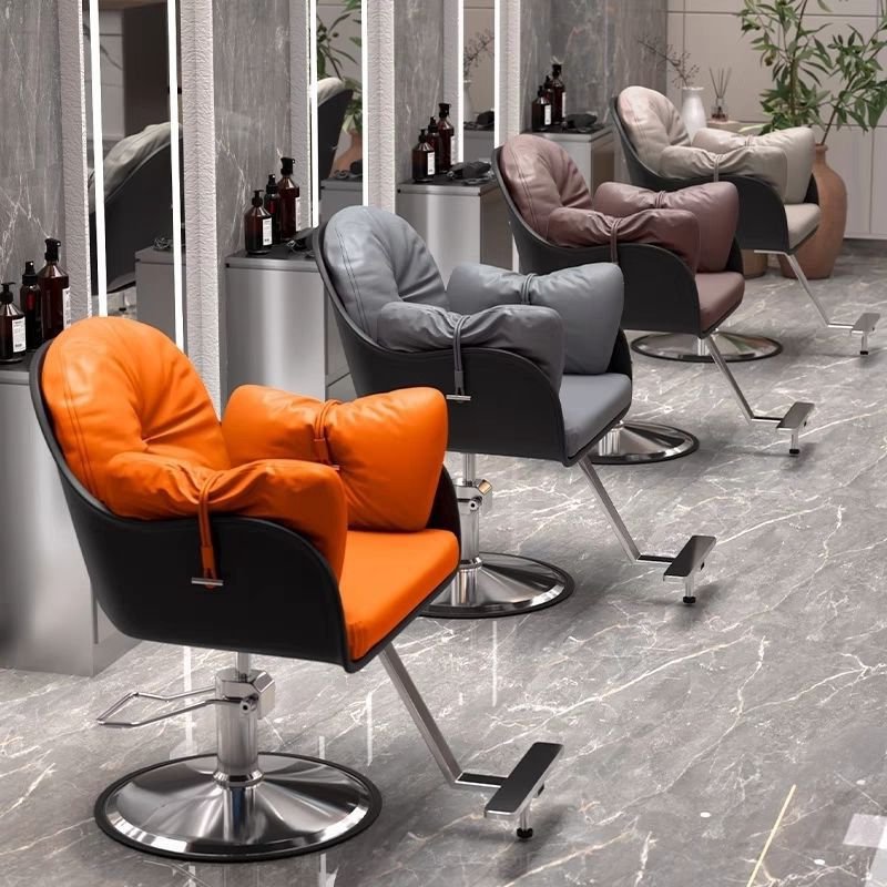 Barber shop Hydraulic Rotating Hairdressing Salon Chair Adjustable Barber Chair for Professional Salon Furniture