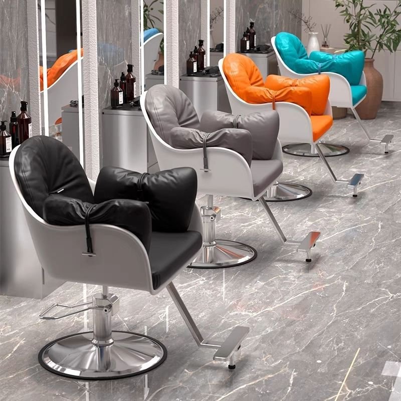 Barber shop Hydraulic Rotating Hairdressing Salon Chair Adjustable Barber Chair for Professional Salon Furniture