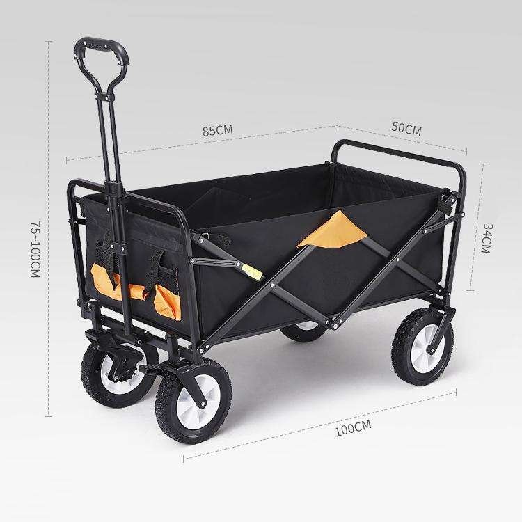 LYC-34 Outdoor Garden Multi-Purpose Foldable Multi-Purpose Beach Trolley Camping Folding Wagon