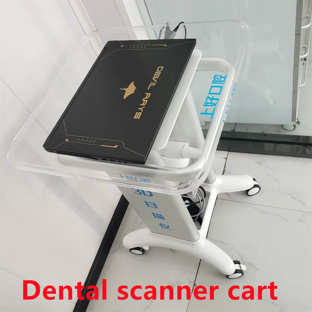 2024 1 Floor/ 2 Floor Mobile drawer Dental clinic scanner Trolley Cart For Mouth scanner teeth cleaner machine trolley