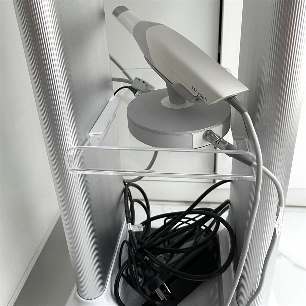 2024 1 Floor/ 2 Floor Mobile drawer Dental clinic scanner Trolley Cart For Mouth scanner teeth cleaner machine trolley