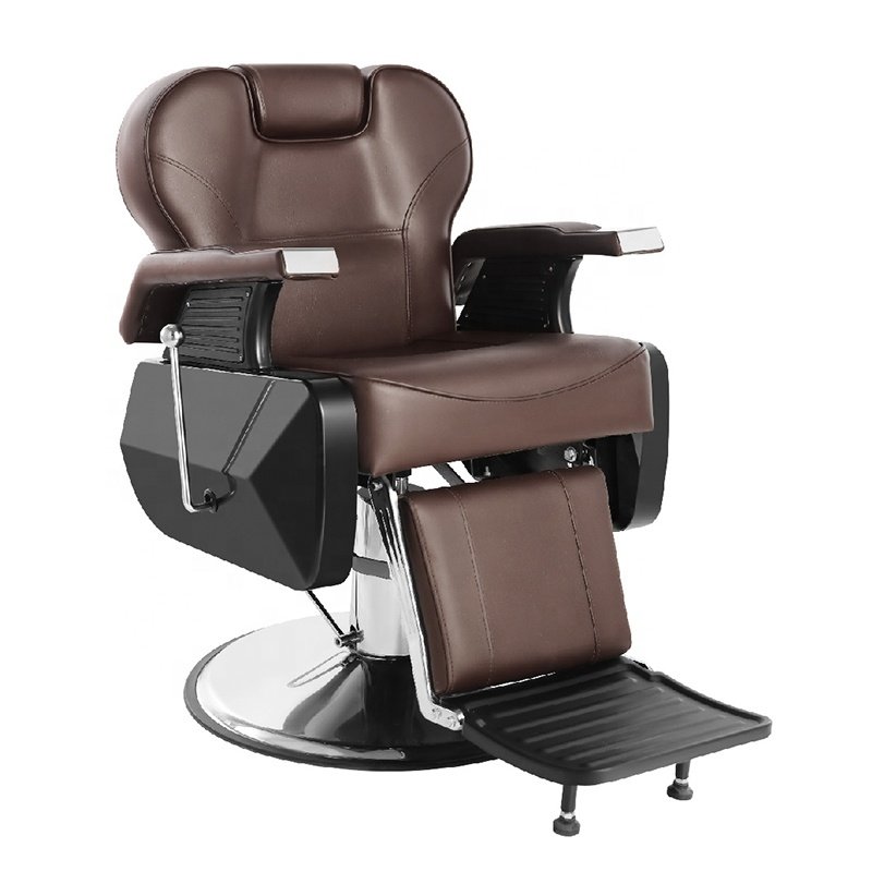 Wholesale price modern barbershop red leather styling chair heavy duty rotation barber chair for sales