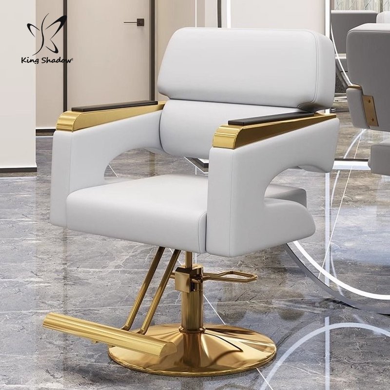 Hot sale Iron hairdressing chair synthetic leather styling chair suitable for hair salon barber shop salon furniture XH-04A