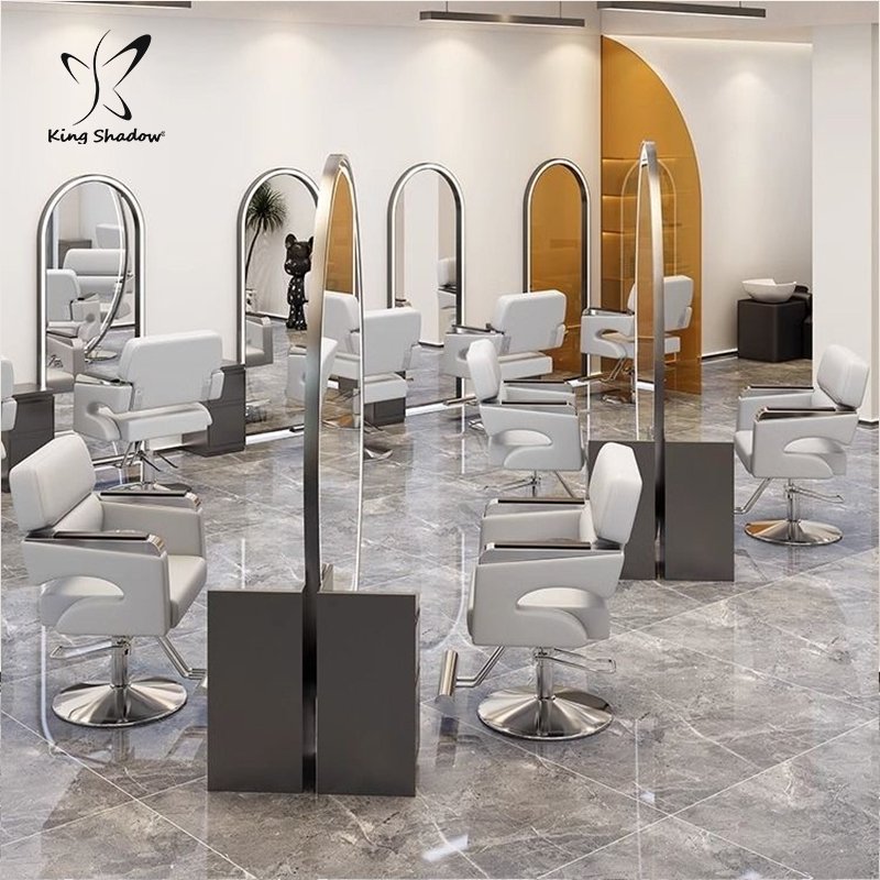 Hot sale Iron hairdressing chair synthetic leather styling chair suitable for hair salon barber shop salon furniture XH-04A