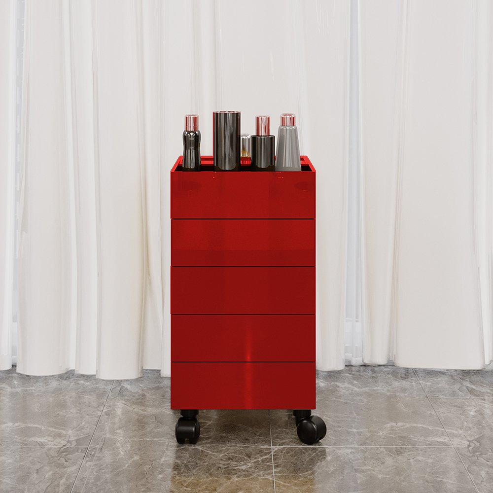 FURNITURE Modern Design Multi-Layer Storage Cabinet Rotation Office Filing and Bedside Table with Simple Storage Drawer