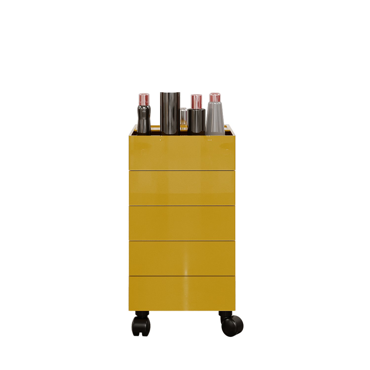 FURNITURE Modern Design Multi-Layer Storage Cabinet Rotation Office Filing and Bedside Table with Simple Storage Drawer