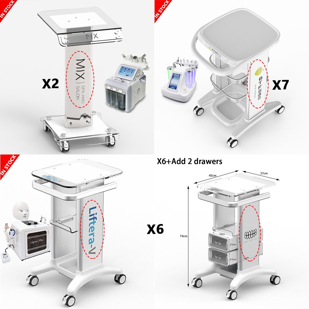Factory Direct Sales dental clinic Instrument Cart beauty machine Trolly Stand Beauty Salon Aesthetic Spa Trolley hand carts