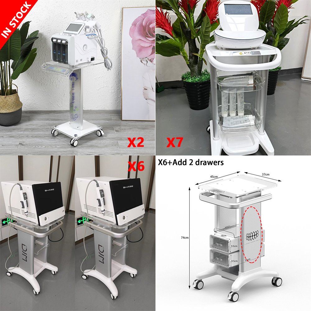 Factory Direct Sales dental clinic Instrument Cart beauty machine Trolly Stand Beauty Salon Aesthetic Spa Trolley hand carts