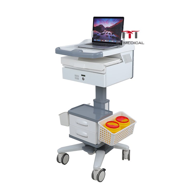 MT MEDICAL Workstation Hospital Nurse Medical Trolley Mobile Computer Cart Laboratory Dental Clinic