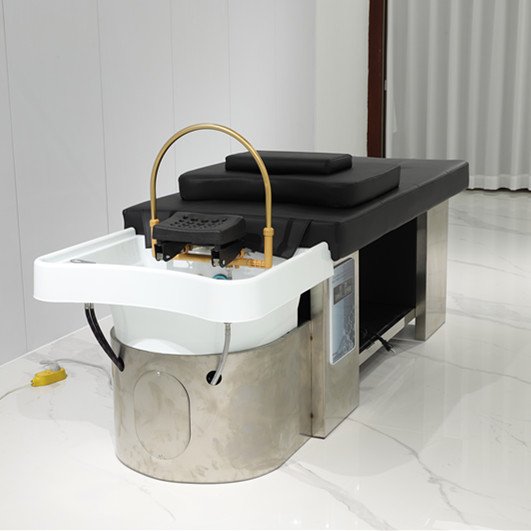 Massage Salon Shampoo Bed Special Fumigable Multifunctional Hydrotherapy Heating Water Circulating Bed For Barber Shop